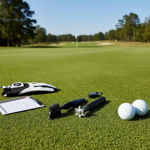 Golf club brush set - club,