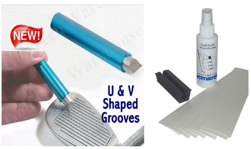 Golf club groove sharpener - club, +