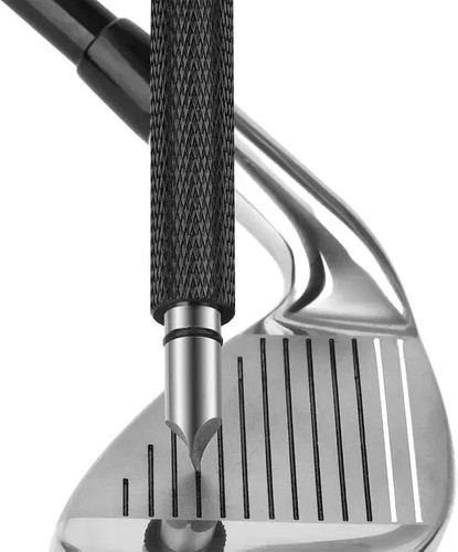 Golf club groove sharpener - sharpener, u